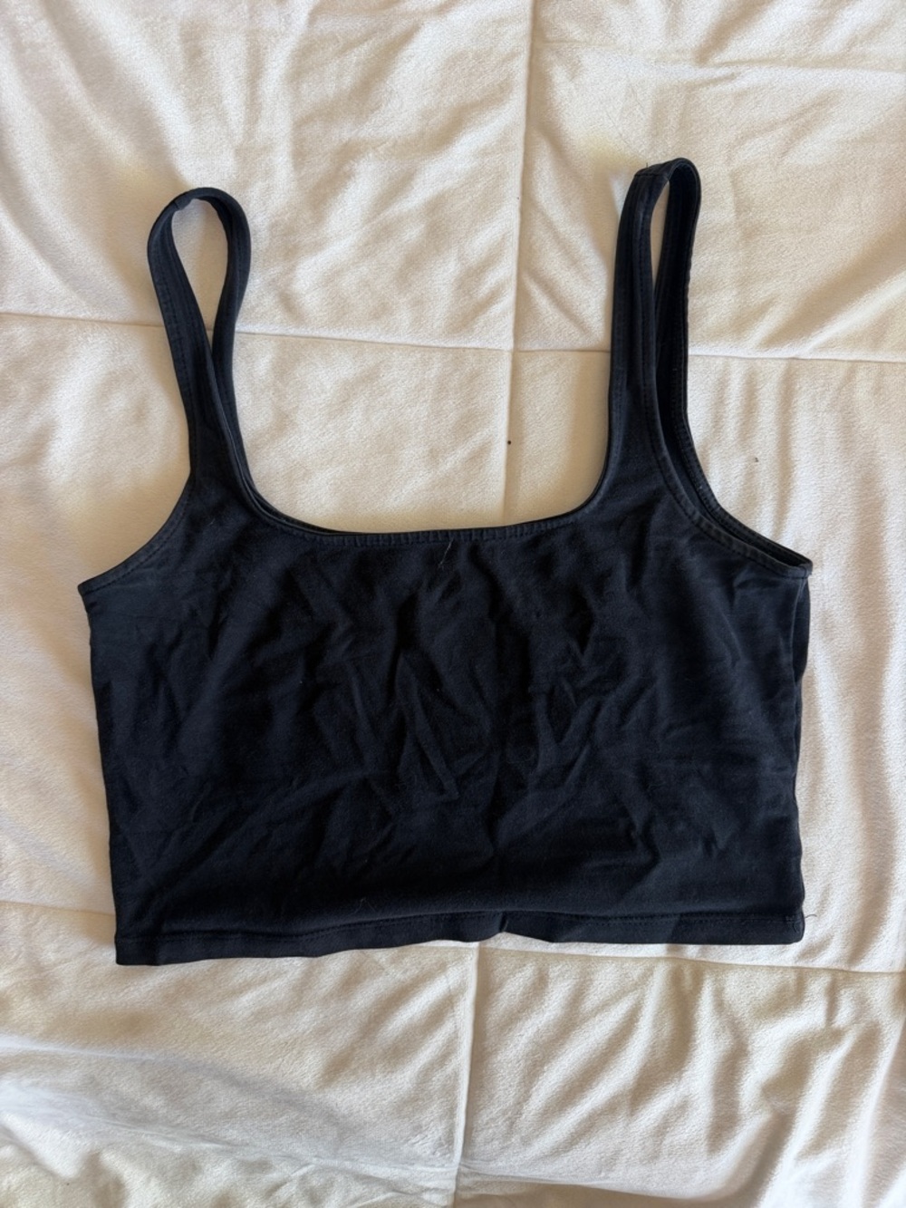 Forever 21 black cropped tank